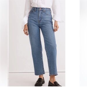 Madewell The Perfect Vintage Wide-Leg Crop Jean in Knoxville Wash size 26 NI717